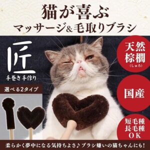 日本手工製 療癒系貓咪按摩除毛刷